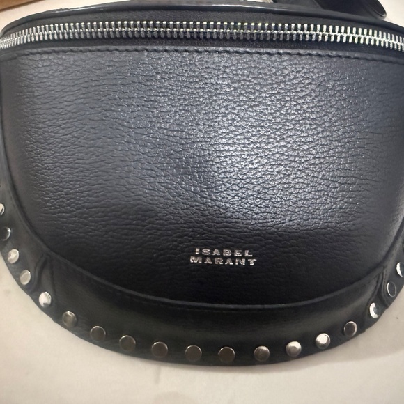 Isabel Marant Skano Black Silver crossbody belt bag - Picture 3 of 5
